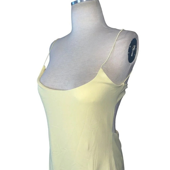ALIX NYC Hirst Dress in Canary Large New Womens Bodycon Stretchy Cocktail - Picture 5 of 16